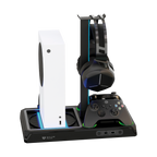 Base Enfriadora Balam Rush para consola Froost Xtreme BE660 Compatible con Xbox Series X/Xbox Series S y Xbox One/One S/X estacion de carga para controles
