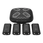 Base Carador Balam Rush para controles con 4 baterias ChargeCore Quad BC400 compatibles con Xbox One y Xbox Series cada una con 1400 mAh