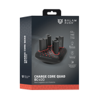 Base Carador Balam Rush para controles con 4 baterias ChargeCore Quad BC400 compatibles con Xbox One y Xbox Series cada una con 1400 mAh