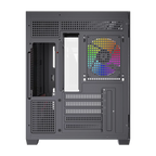 Gabinete Balam Rush Tank Core Pro GI925 Media torre negro cristal 3xVentiladores ARGB ATX sin fuente