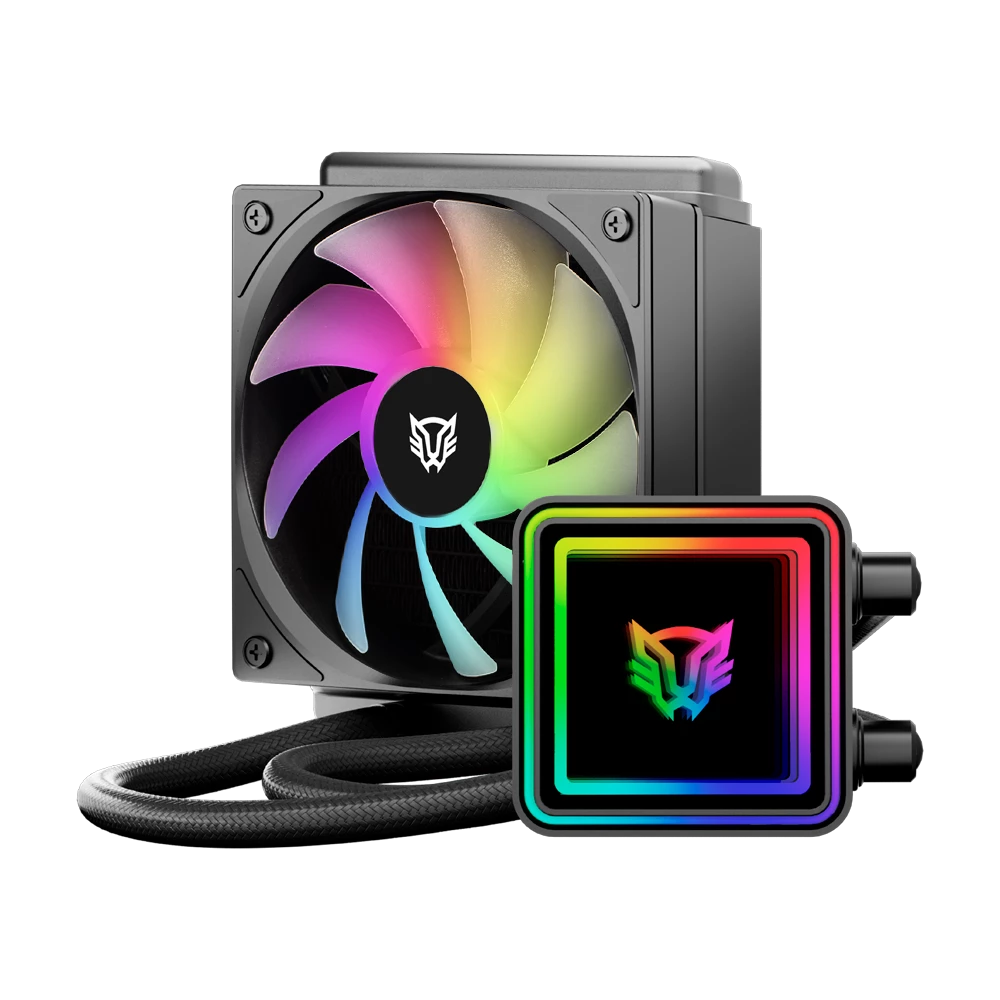 Enfriamiento Liquido Balam Rush Cryo Prism 120 Negro Display para monitoreo de temperatura ARGB 1x Vent 120 mm 230w