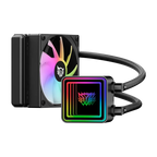Enfriamiento Liquido Balam Rush Cryo Prism 120 Negro Display para monitoreo de temperatura ARGB 1x Vent 120 mm 230w