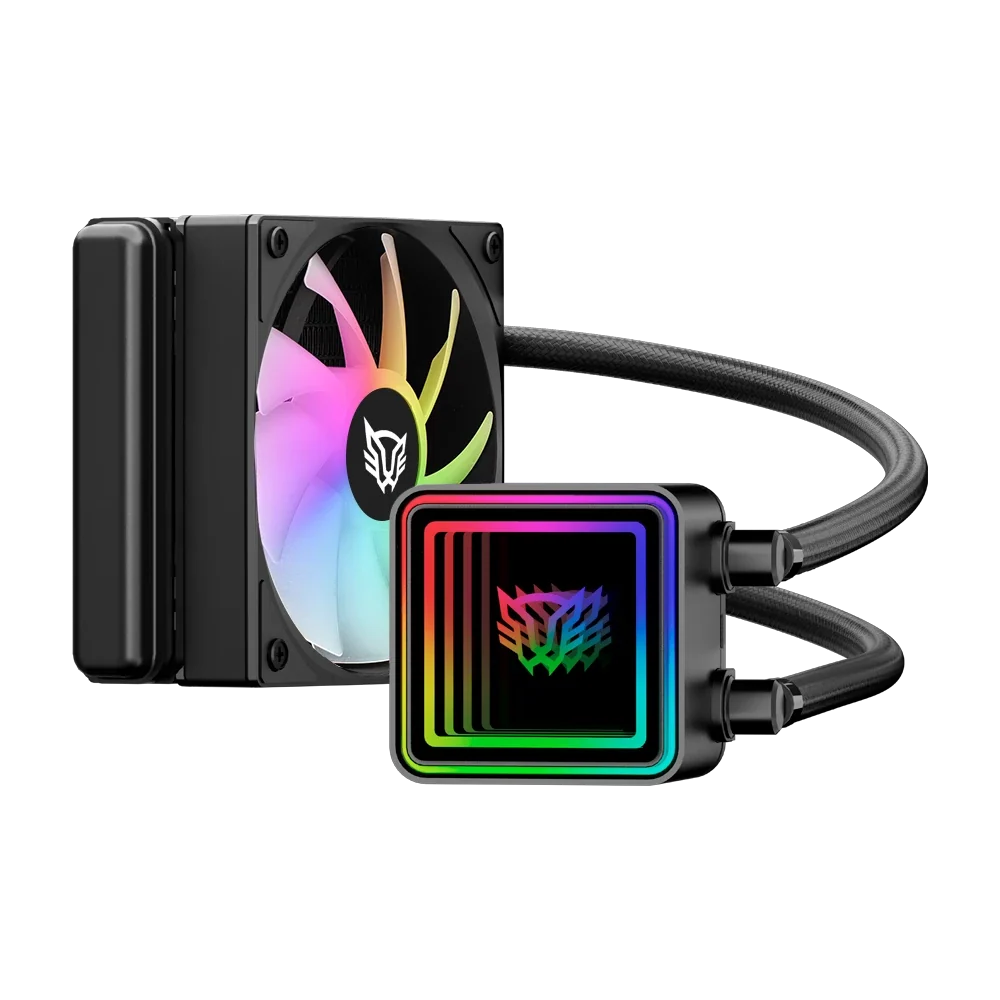 Enfriamiento Liquido Balam Rush Cryo Prism 120 Negro Display para monitoreo de temperatura ARGB 1x Vent 120 mm 230w