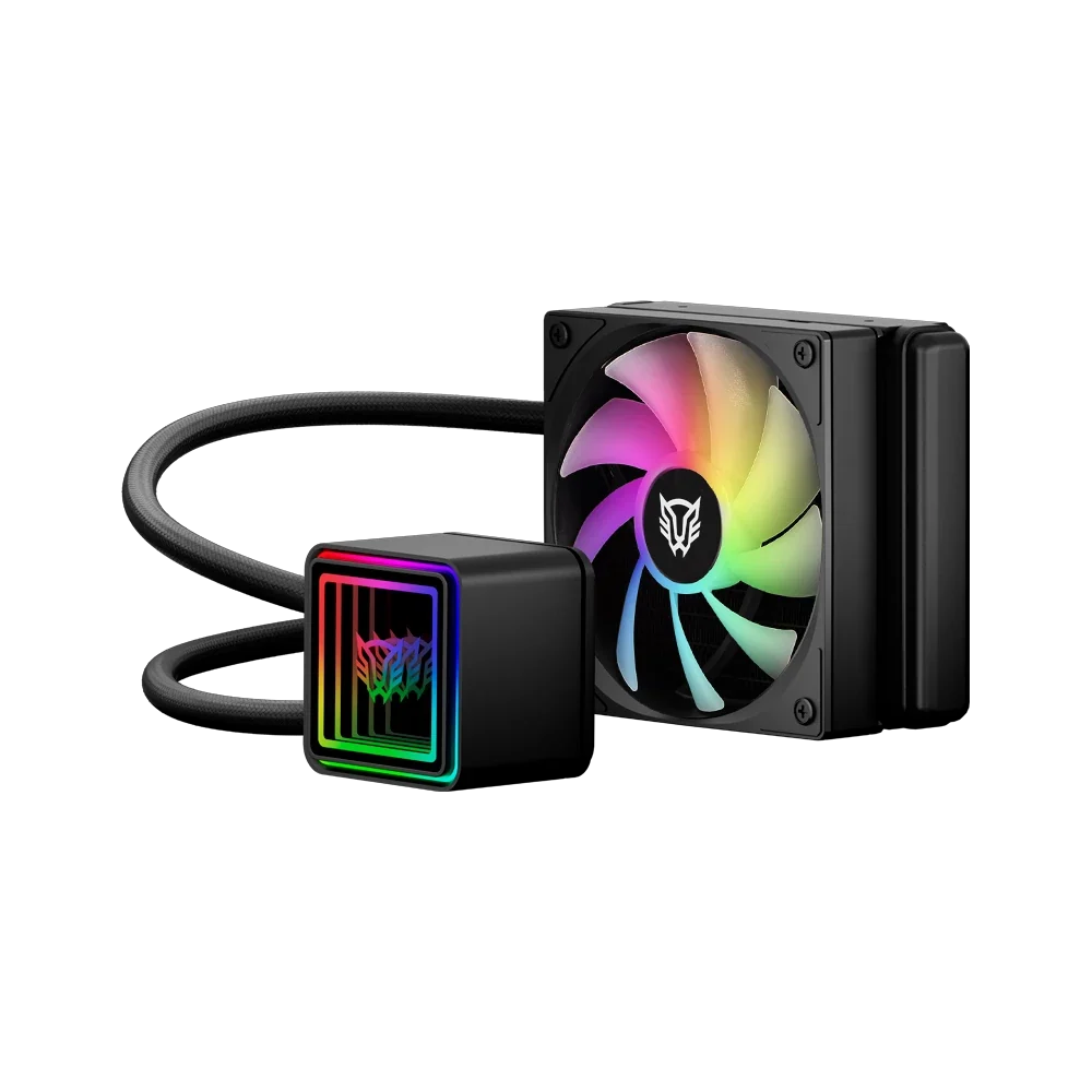 Enfriamiento Liquido Balam Rush Cryo Prism 120 Negro Display para monitoreo de temperatura ARGB 1x Vent 120 mm 230w
