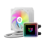 Enfriamiento Liquido Balam Rush Cryo Prism 120 ICE Blanco Display para monitoreo de temperatura ARGB 1x Vent 120 mm 230w