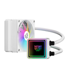 Enfriamiento Liquido Balam Rush Cryo Prism 120 ICE Blanco Display para monitoreo de temperatura ARGB 1x Vent 120 mm 230w