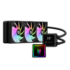 Enfriamiento Liquido Balam Rush Cryo Prism 360 Negro Display para monitoreo de temperatura ARGB 3x Vent 120 mm 300w
