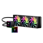 Enfriamiento Liquido Balam Rush Cryo Prism 360 Negro Display para monitoreo de temperatura ARGB 3x Vent 120 mm 300w
