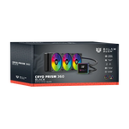 Enfriamiento Liquido Balam Rush Cryo Prism 360 Negro Display para monitoreo de temperatura ARGB 3x Vent 120 mm 300w