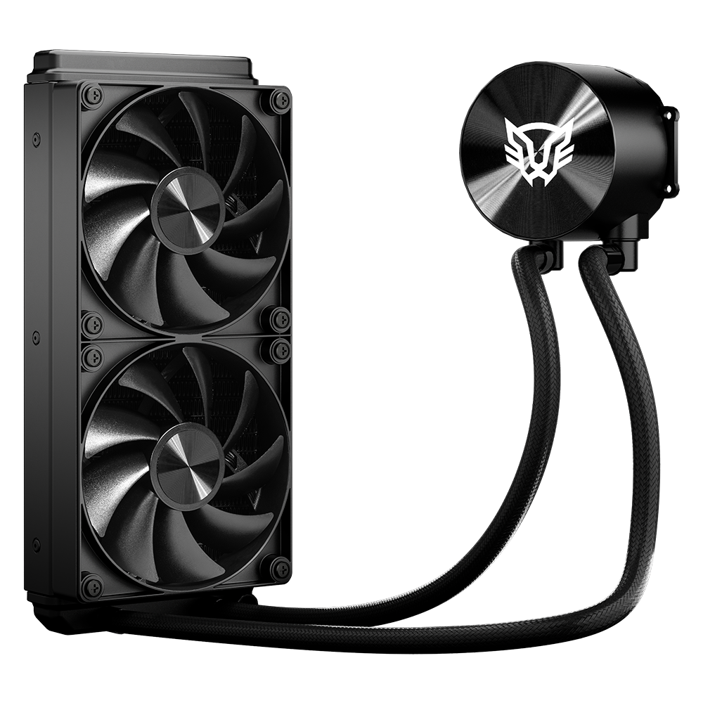 Enfriamiento Liquido Balam Rush Cryo AllBlack 240 Negro 2x Vent 120 mm 260w
