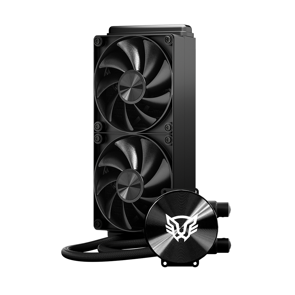 Enfriamiento Liquido Balam Rush Cryo AllBlack 240 Negro 2x Vent 120 mm 260w