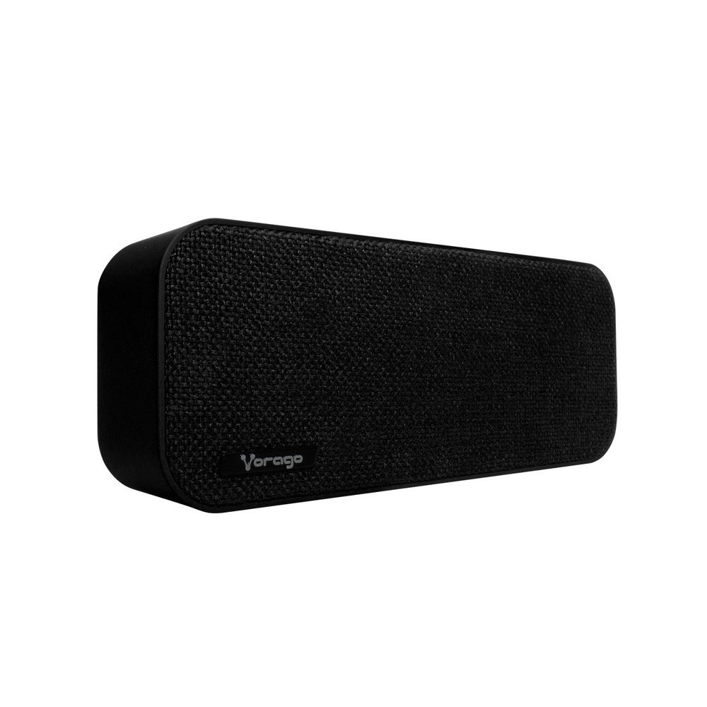 Bocina Vorago Bluetooth MicroSD USB 3.5mm Tela Negra