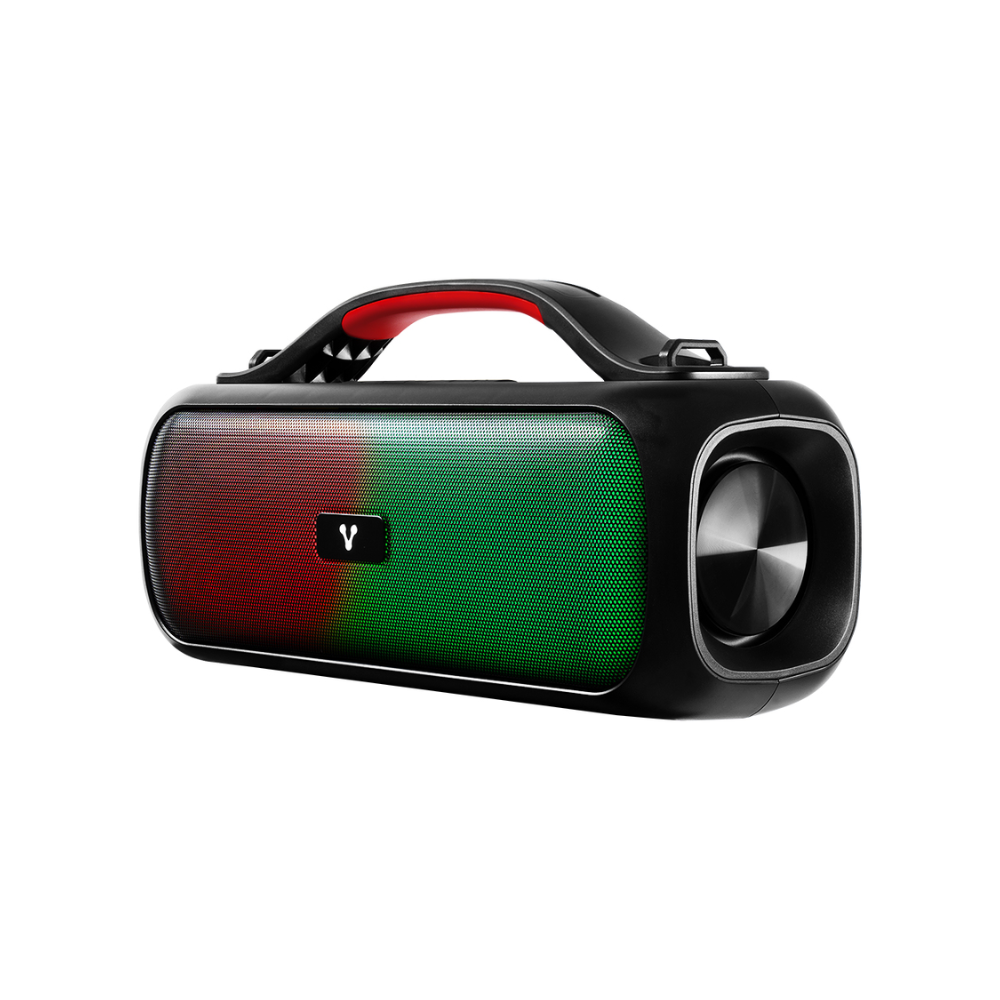 Bocina Vorago BT USB Luz Frontal RGB TWS 20W RMS IPX5