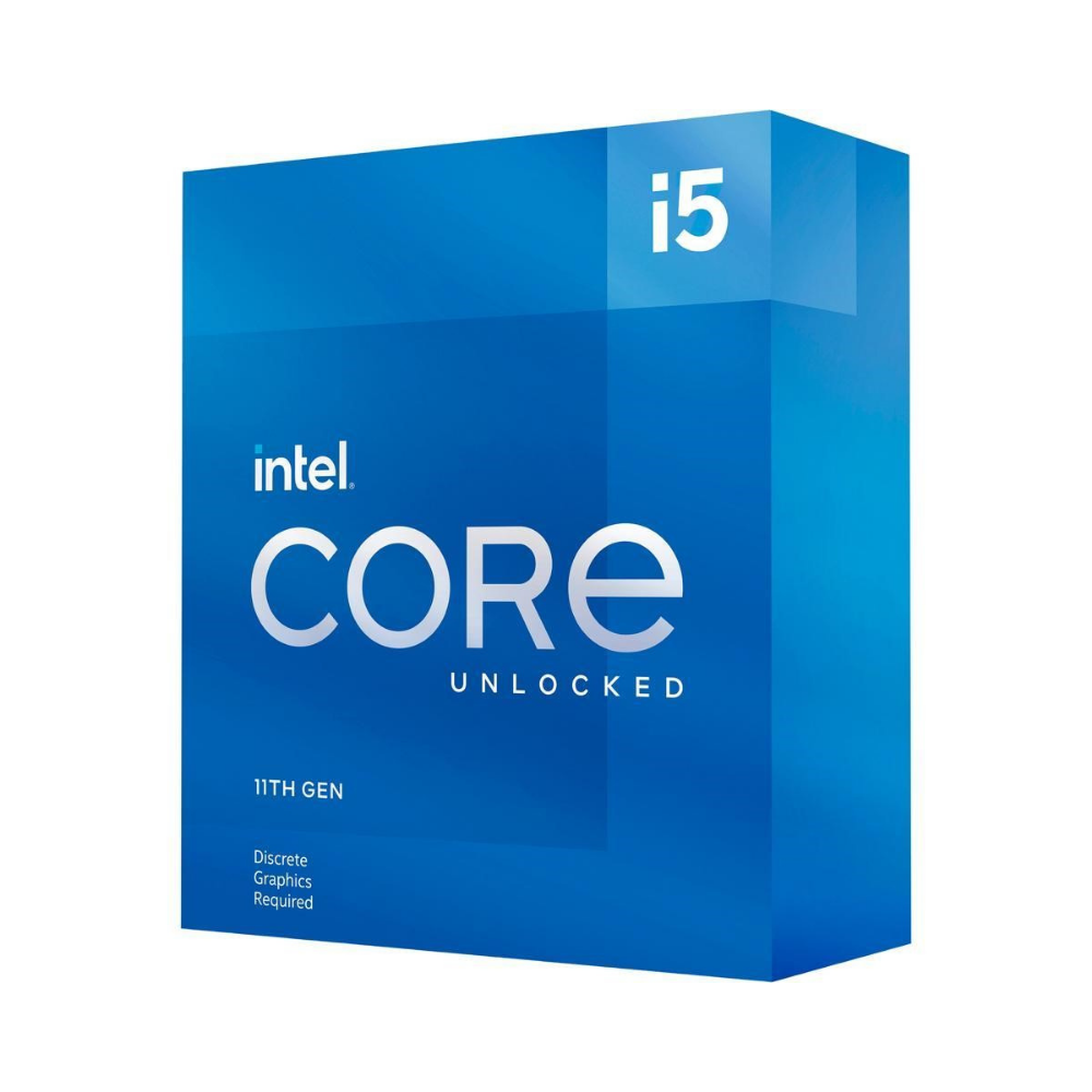 Procesador Intel Core i5-11600K - Sin Disipador y Gráficos, LGA 1200, 11ª Gen, 6 Núcleos, 3.9 GHz, 95W