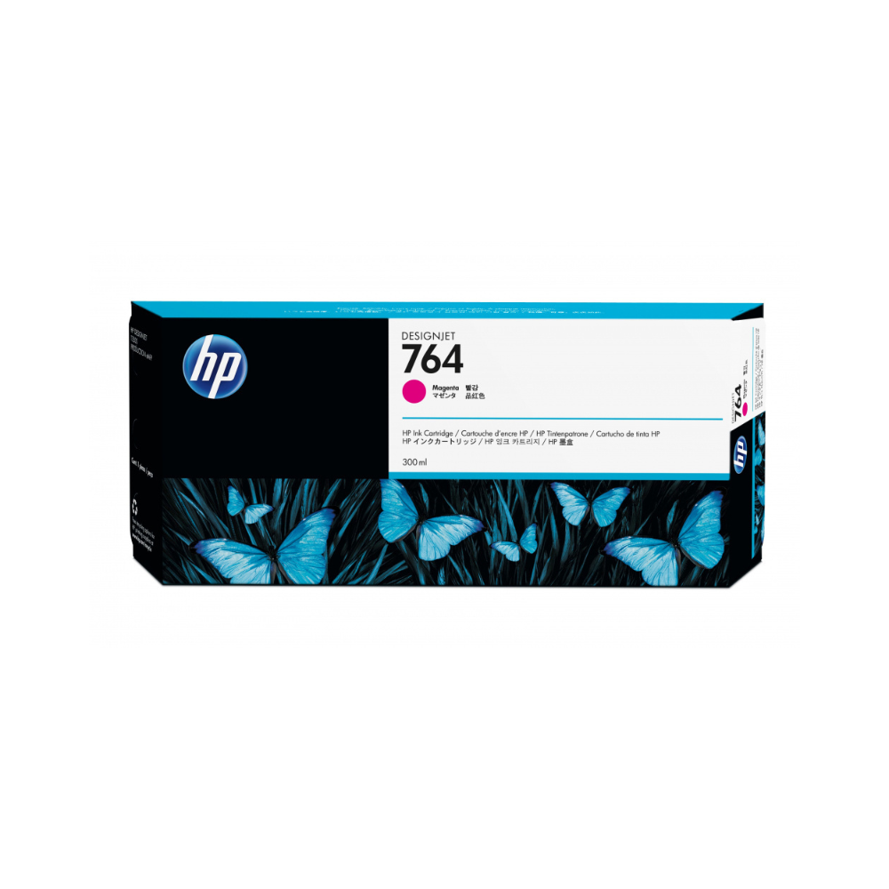HP Cartucho de tinta DesignJet 764 de 300 ml magenta