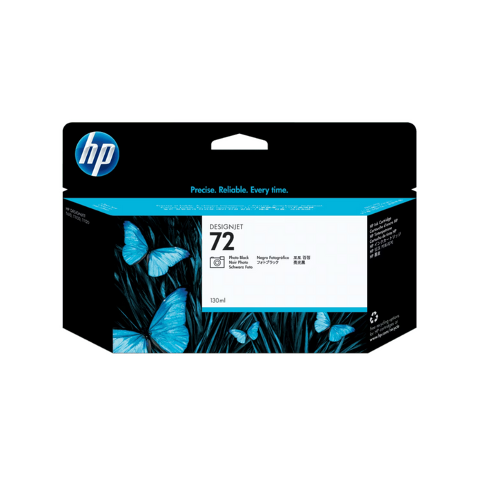 HP Cartucho de tinta DesignJet 72 de 130 ml negro fotografico