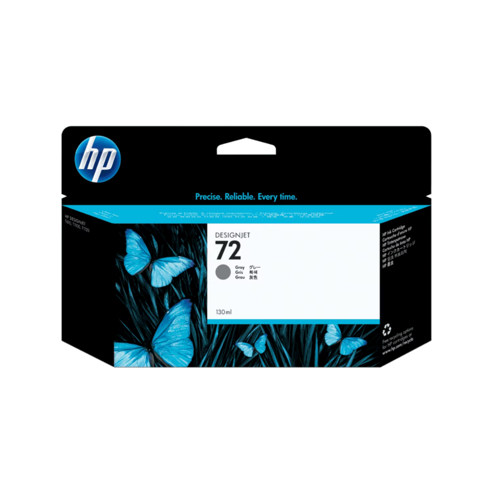 HP Cartucho de tinta DesignJet 72 de 130 ml gris