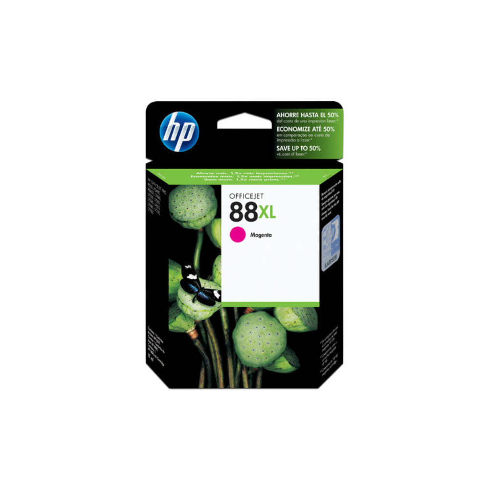 HP Cartucho original de tinta magenta de alto rendimiento 88XL