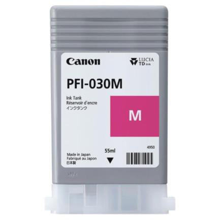 TINTA CANON PFI-030M 3491C001AA MAGENTA IMAGEPROGRAF TA-20/TA-30 (55 ML)