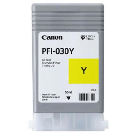 TINTA CANON PFI-030Y 3492C001AA AMARILLO IMAGEPROGRAF TA-20/TA-30 (55 ML)