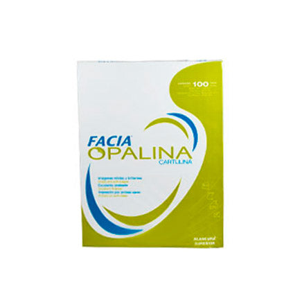 Cartulina Opalina Facia Carta Blanca C/100 225Gr