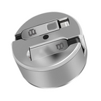 Cable Retráctil Blackpcs V8/Lightning Plata 1M 2.1A (CASMLPR)