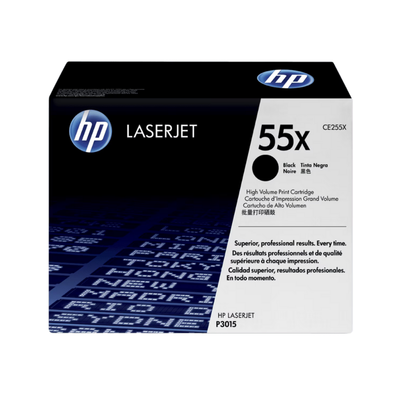 Tóner HP 55X LaserJet Negro Alto Rendimiento