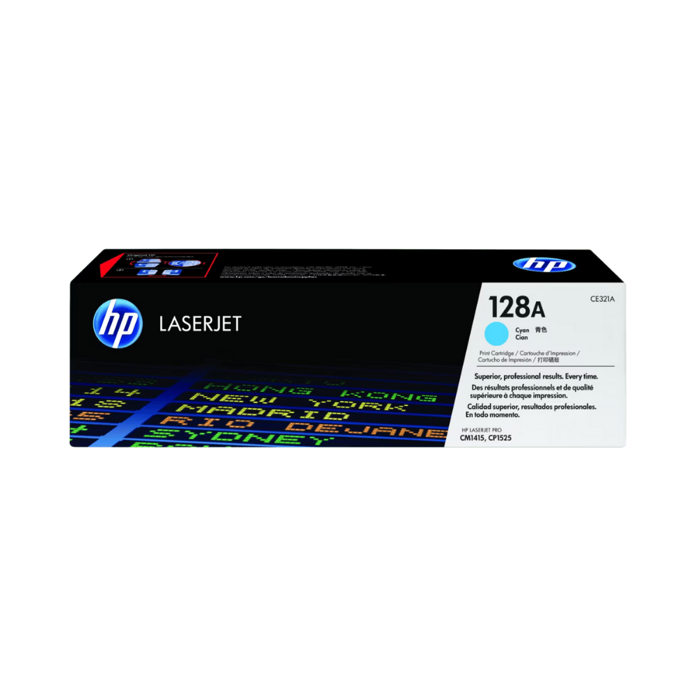 Tóner HP 128A LaserJet Cyan