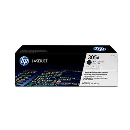 Tóner HP 305A CE410A Negro (Open Box) Para LaserJet Pro M451 / M475 — Rendimiento 2,200 Páginas