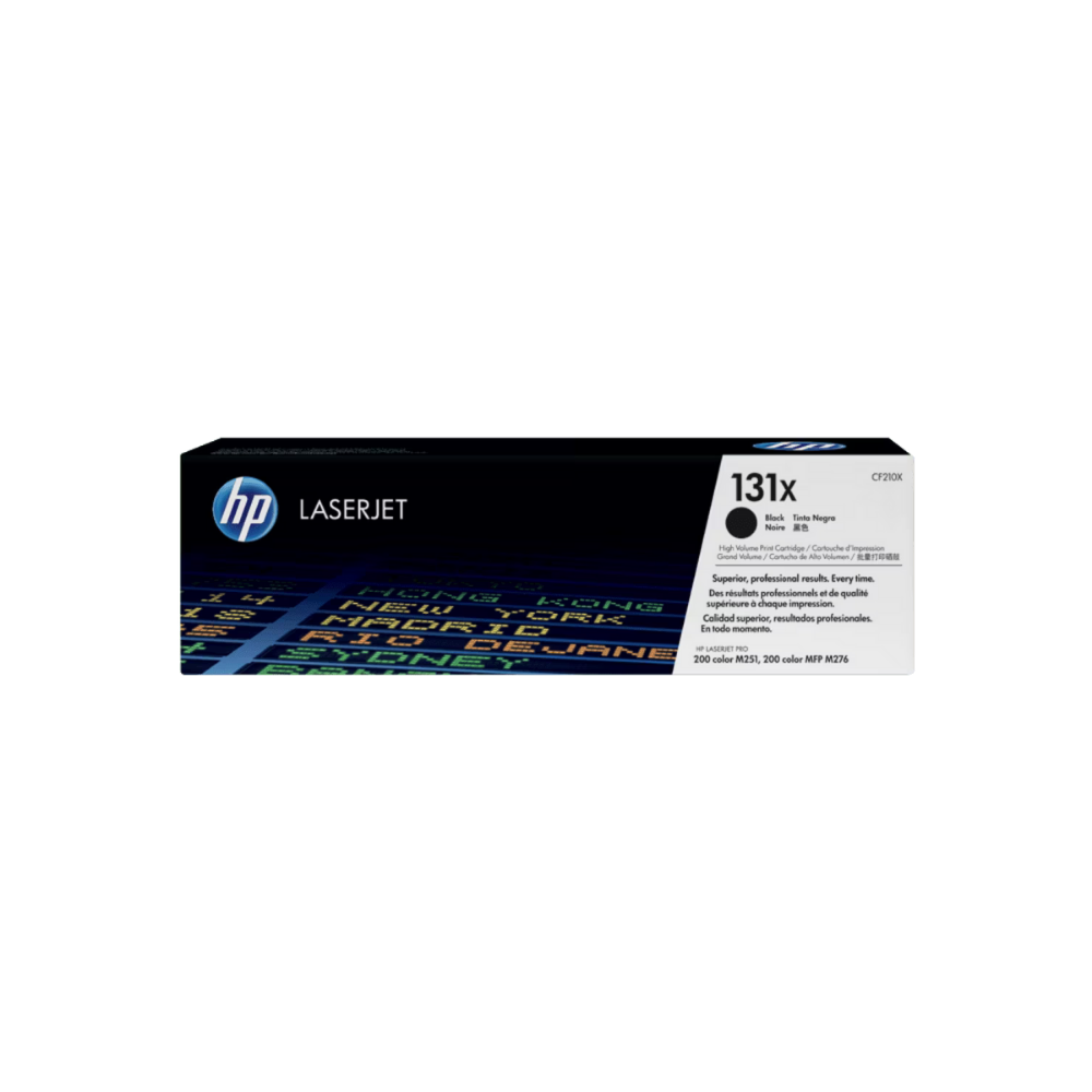 HP Cartucho original de tóner negro de alto rendimiento 131X LaserJet