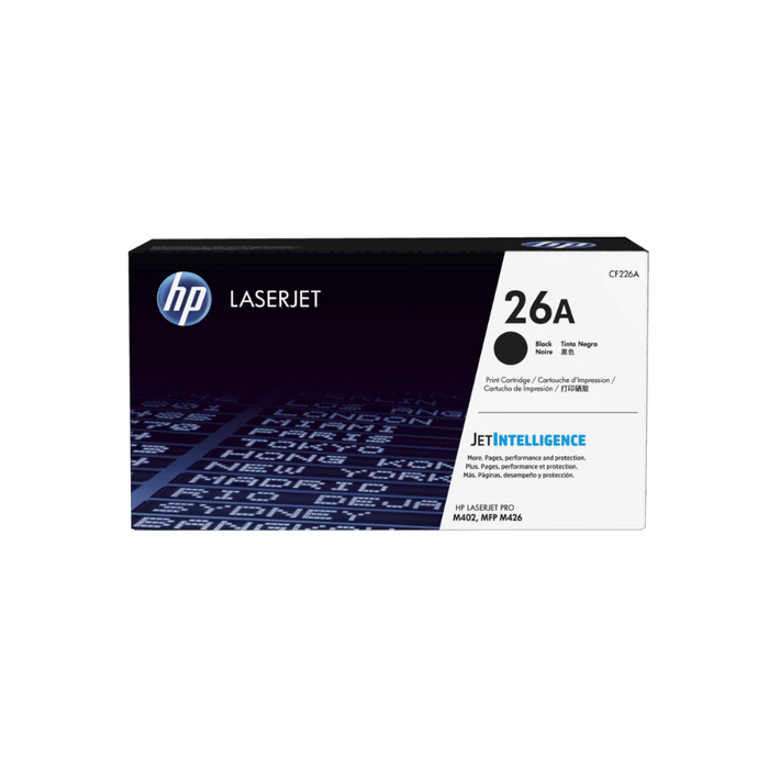 Tóner HP 26A LaserJet Negro