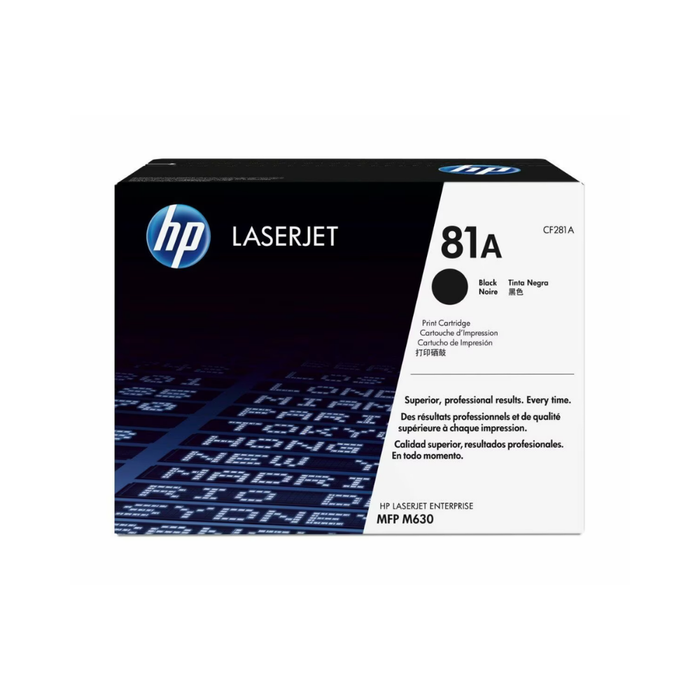 Tóner HP 81A LaserJet Negro