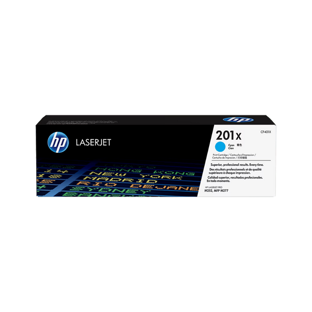 Tóner HP 201X LaserJet Cyan Original