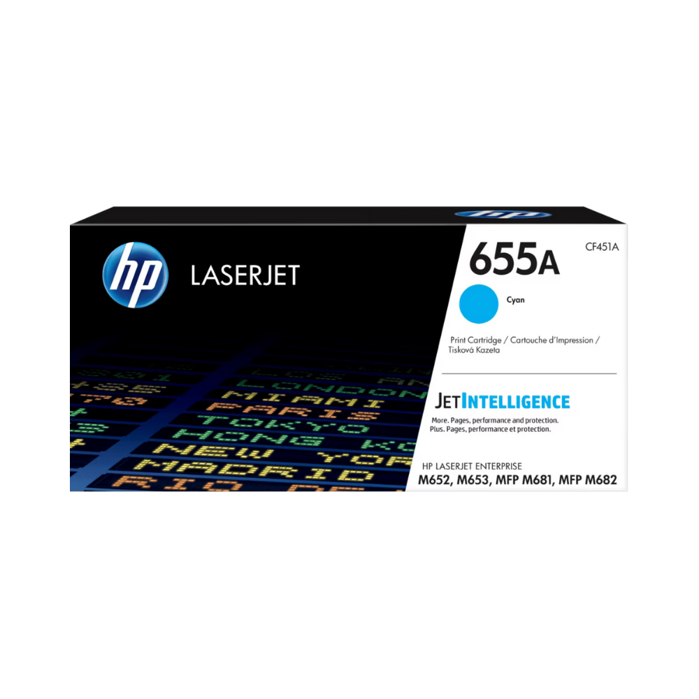 Toner HP 655A Cian