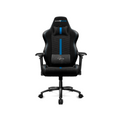 Silla Gaming Game Factor Tela Reclinable 4D, Estructura Metálica - Negro/Azul (CGC601-BL)