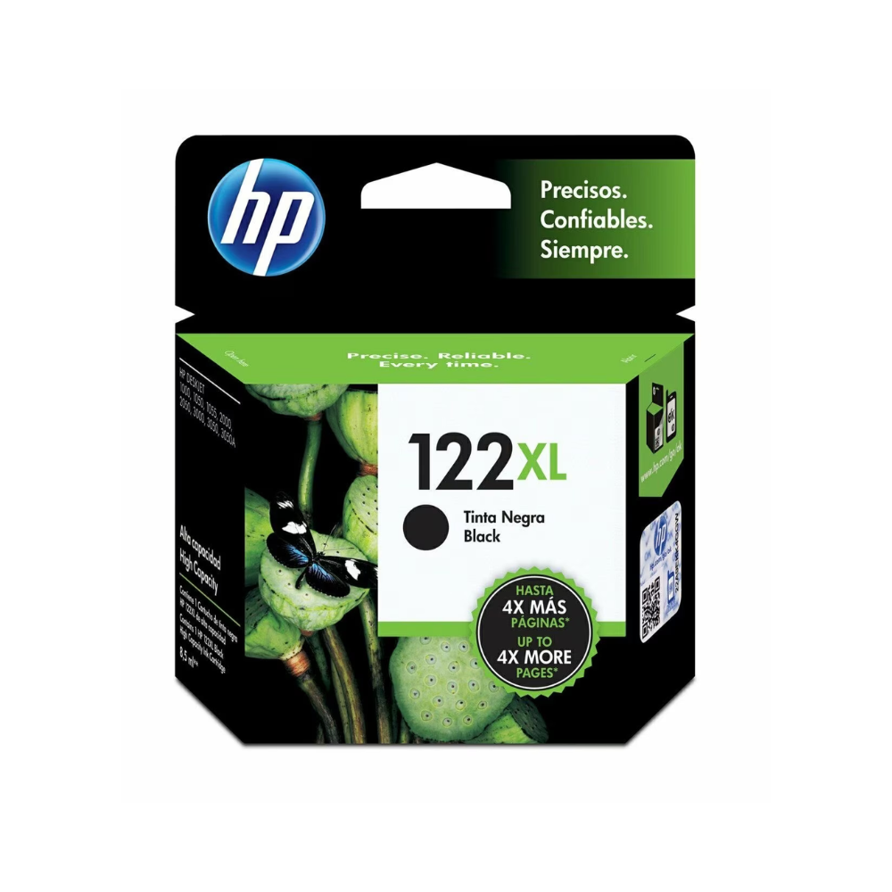 Tinta HP 122XL Negro Deskjet 1000/2000/2050/3050