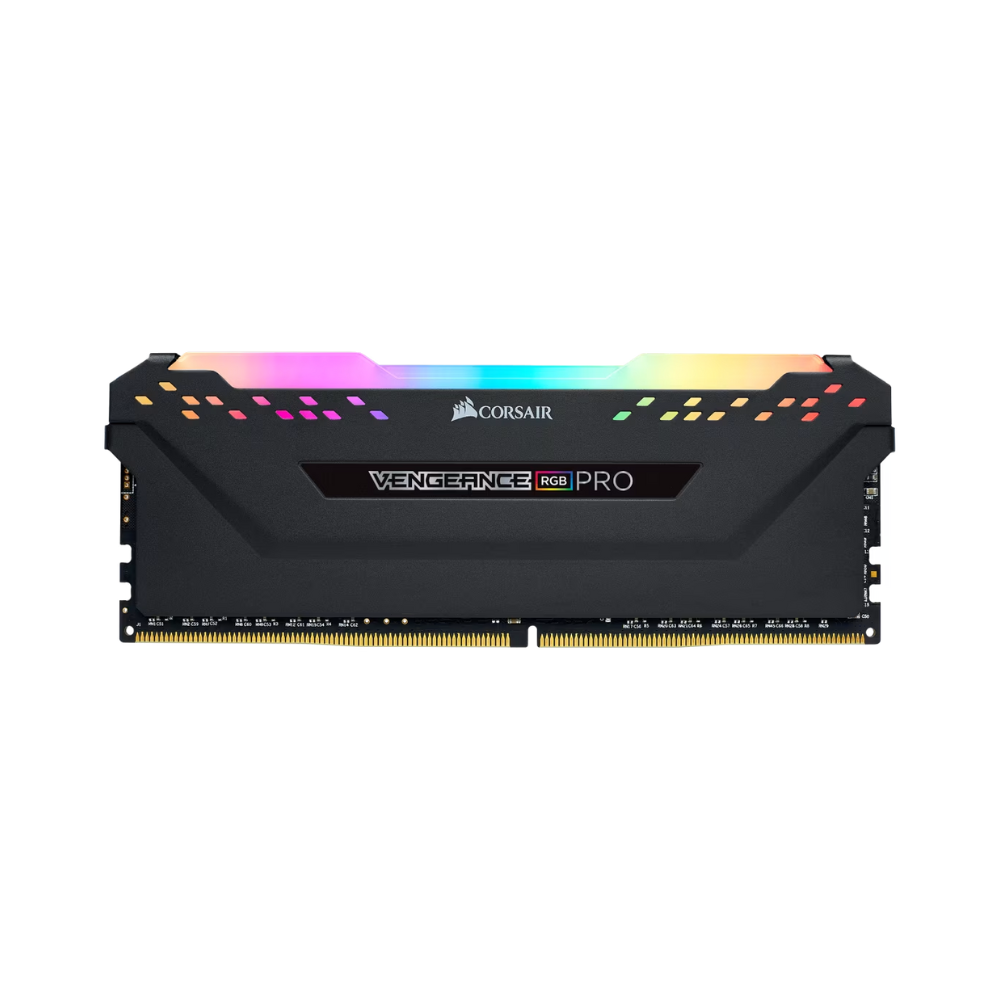 Memoria Corsair 8GB 3200MHz DDR4 Vengeance RGB Pro CL16 disipador negro