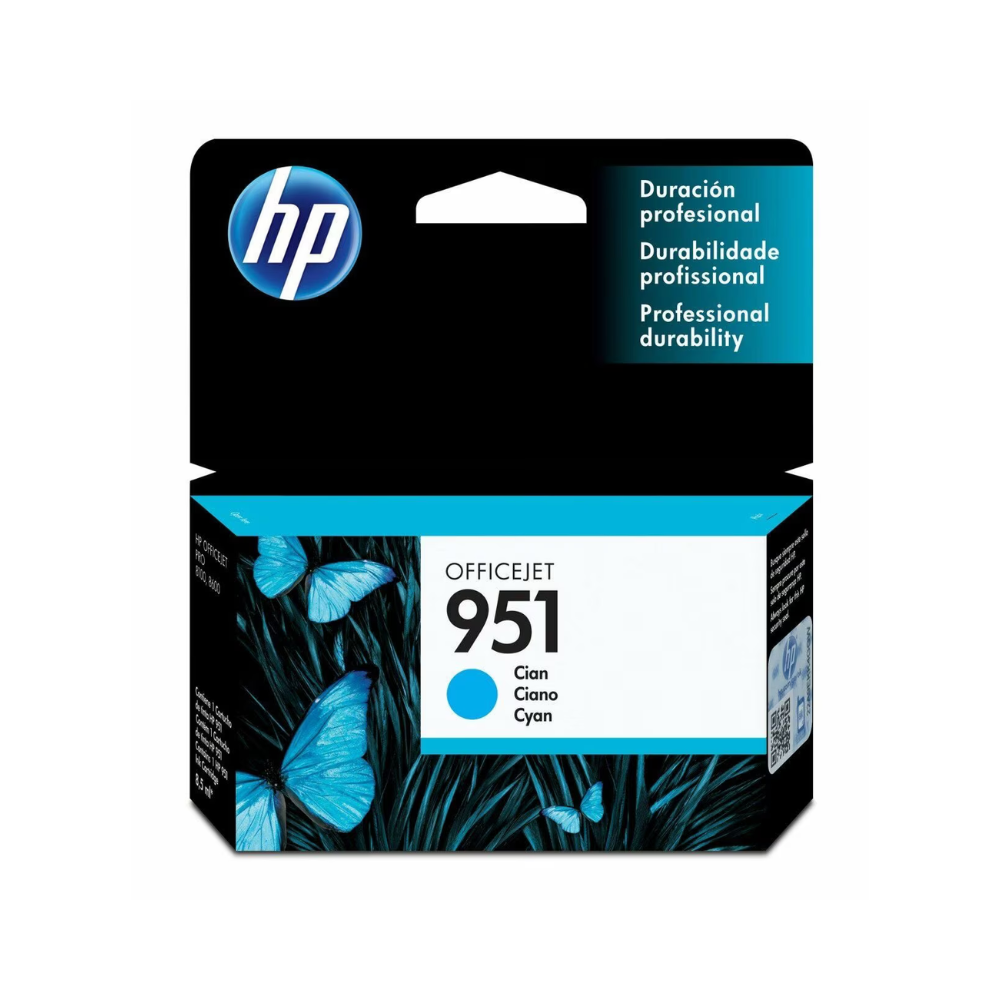 HP Cartucho original de tinta cian 951