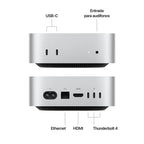 Mac mini MU9D3E/A M4 16GB 256GB SSD Plata Apple