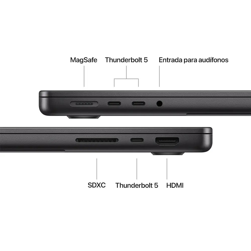 MacBook Pro MX2K3E A M4 Max 36GB 1TB SSD Negro 14.2 Pulgadas 18 Horas Español Teclado