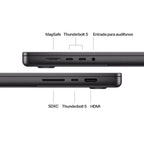 MacBook Pro MX303E/A M4 Max 36GB 1TB SSD Negro Apple