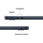 MacBook Air MW133E/A M4 16GB 512GB SSD Medianoche Apple