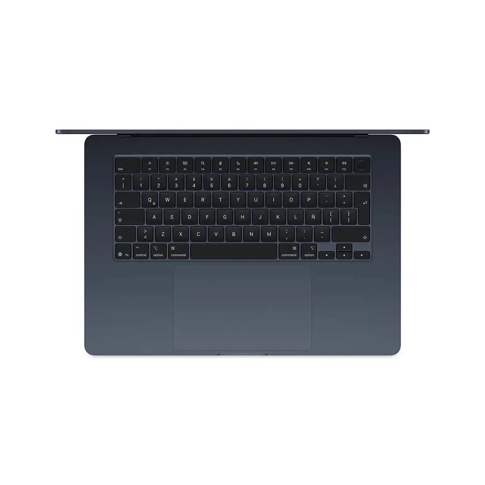 MacBook Air MW1M3E A M4 16GB 512GB SSD Media Noche 15.3 Pulgadas 18 Horas Español Teclado