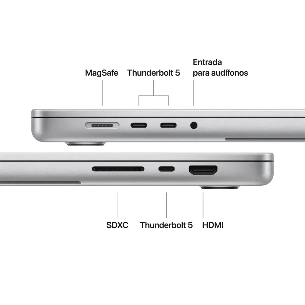 MacBook Pro 16" M5 18CPU 20GPU 48GB 1TB SSD plata