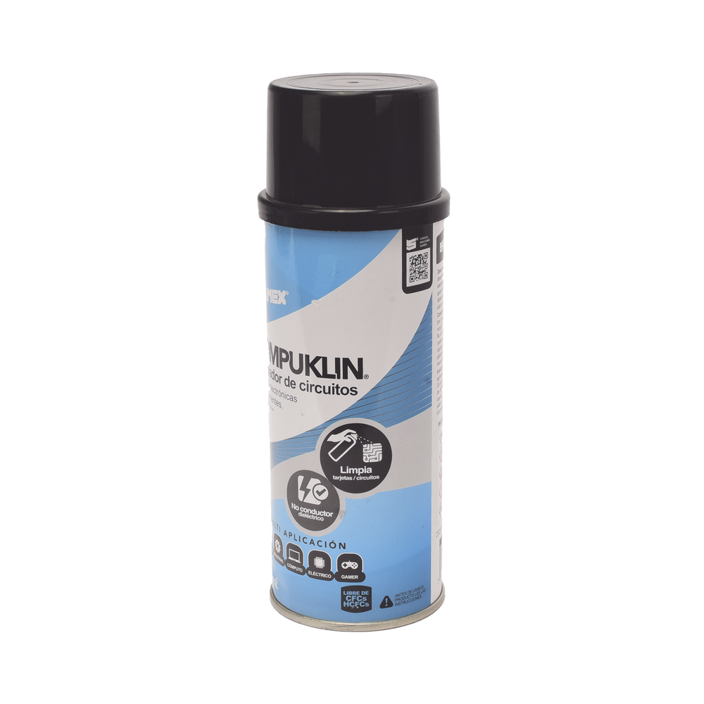 Limpiador desengrasante en aerosol dielectrico, para tarjetas electronicas y circuitos, bote 454 ml