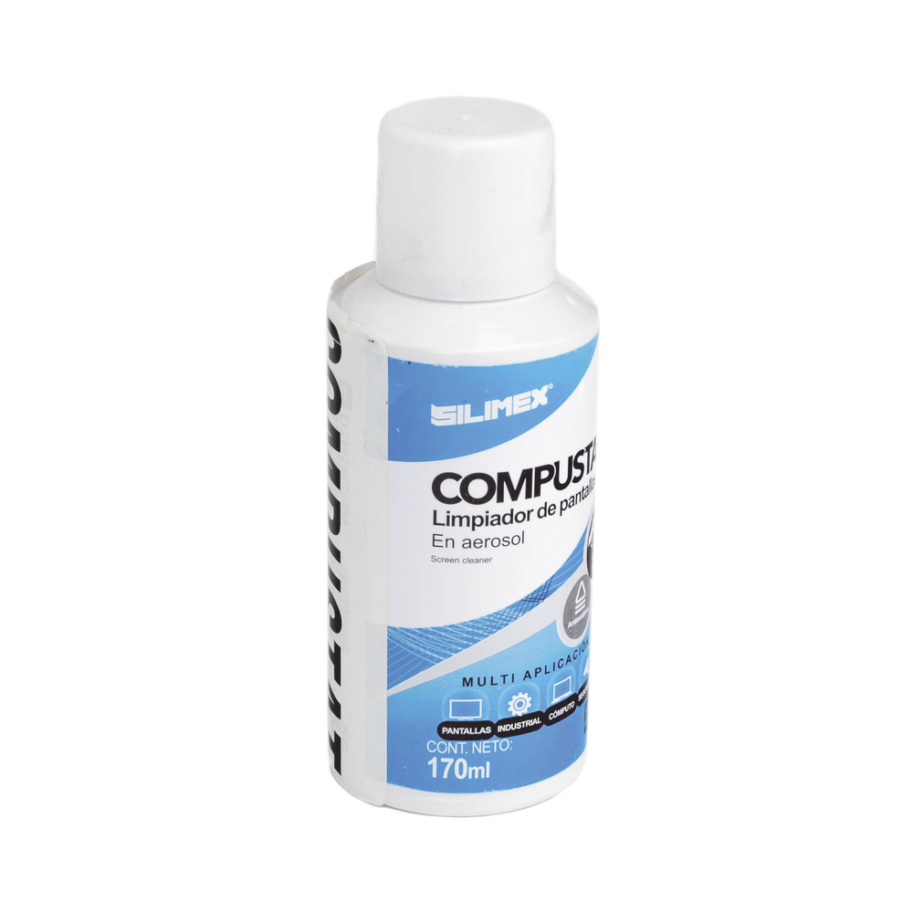 Limpiador de Pantallas y Camaras, Protector Anti-Estatico en Aerosol, con Proteccion Contra Rayos UV, Repelente de Polvo, 170 ml