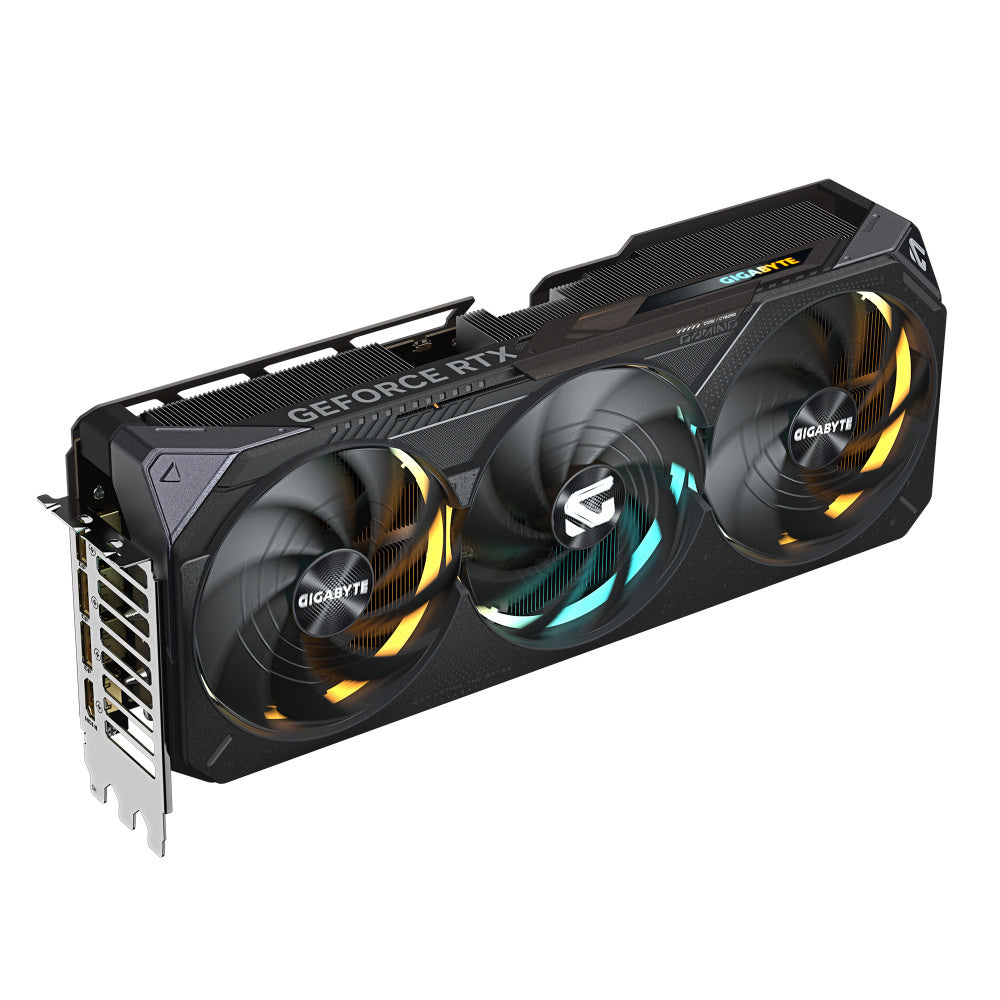 Tarjeta De Video GIGABYTE 16GB GeForce RTX 5080 GAMING RGB OC — 3xFan / GDDR7 / DLSS 4 / 2xHDMI / 3xDP — Modelo GV-N5080GAMING OC-16GD