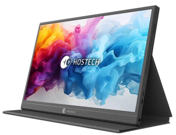 Monitor Portátil Hostech 15.6" LED, FHD 1920x1080, 60Hz, HDMI, USB Tipo C