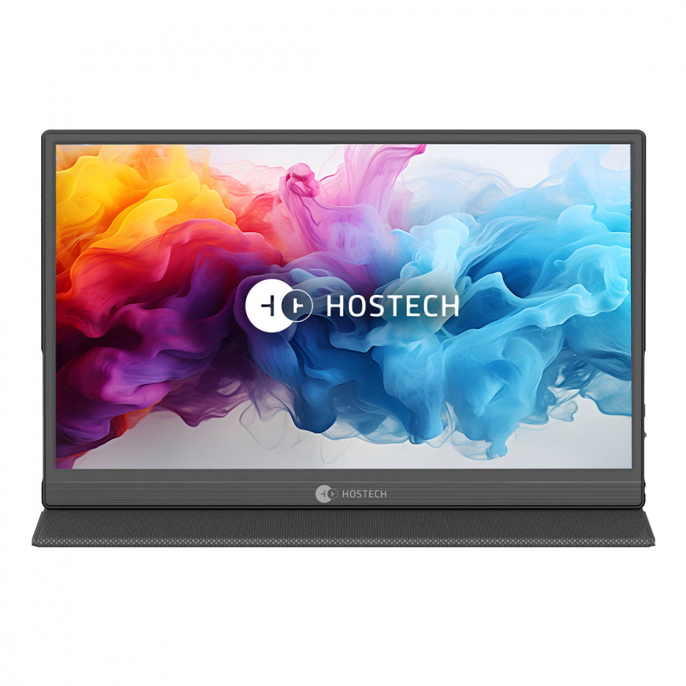 Monitor Portátil Hostech 15.6" LED, FHD 1920x1080, 60Hz, HDMI, USB Tipo C