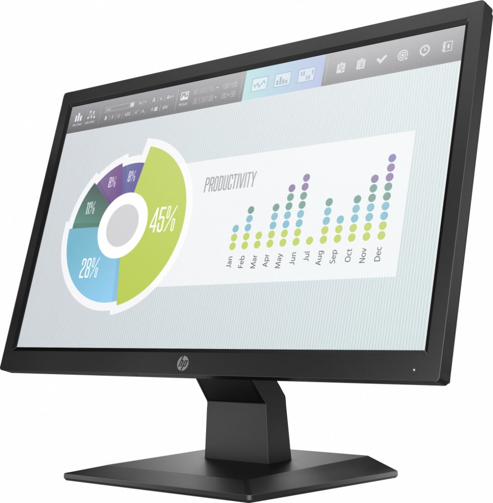 Monitor HP P204v 19.5", LED HD+ 1600x900, Panel TN